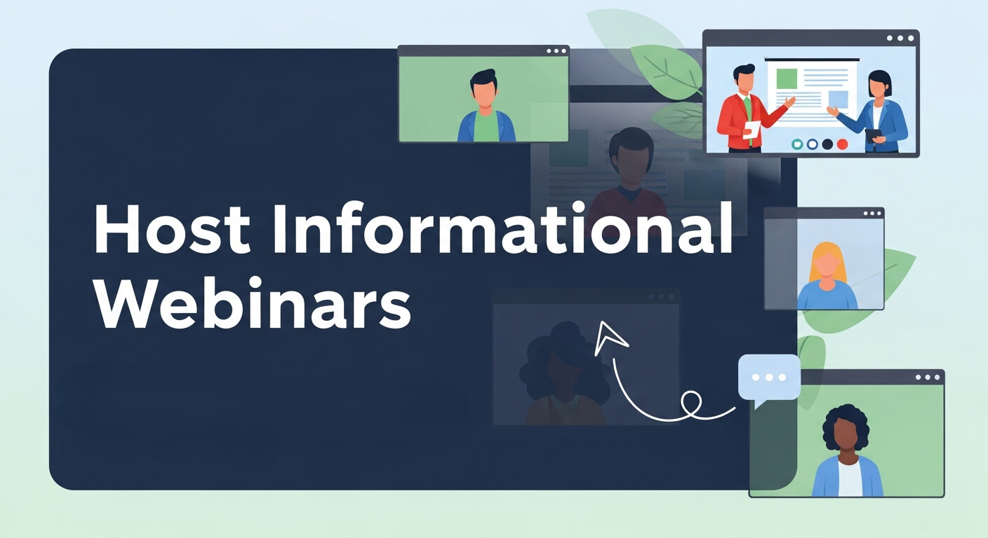 Host Informational Webinars