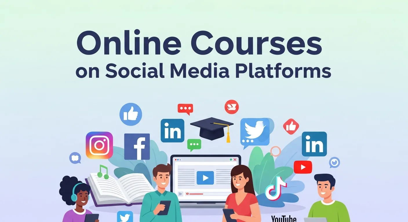 Online Courses on Social Media 