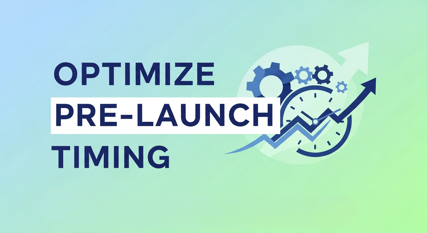 Optimize Pre-Launch Timing 