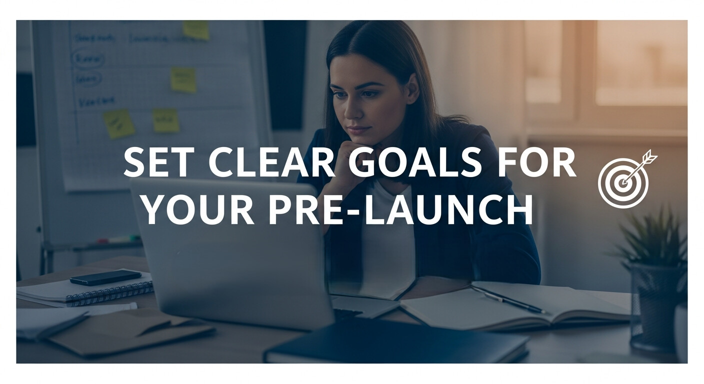 Clear Goals for Pre-Launch