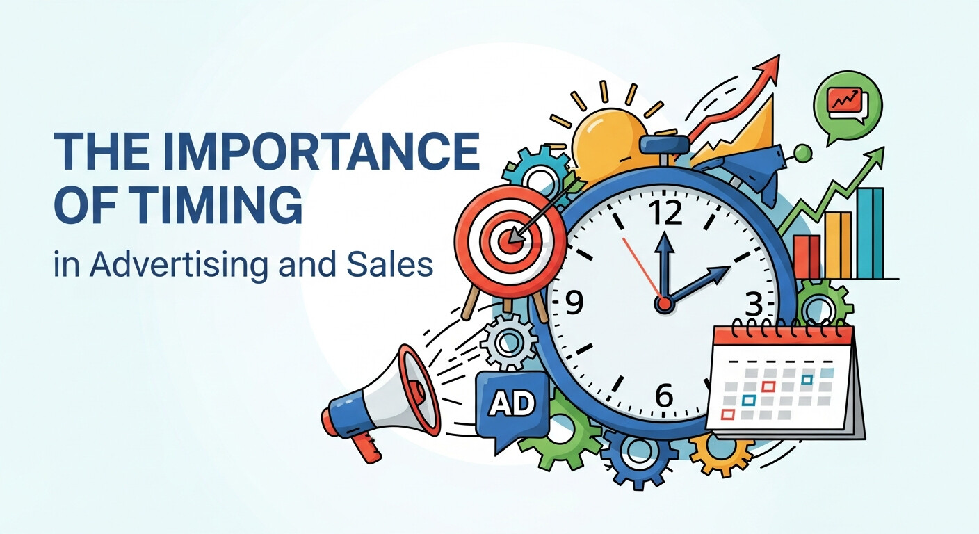 Timing in Advertising and Sales