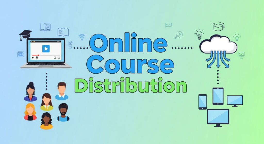 Online course distribution