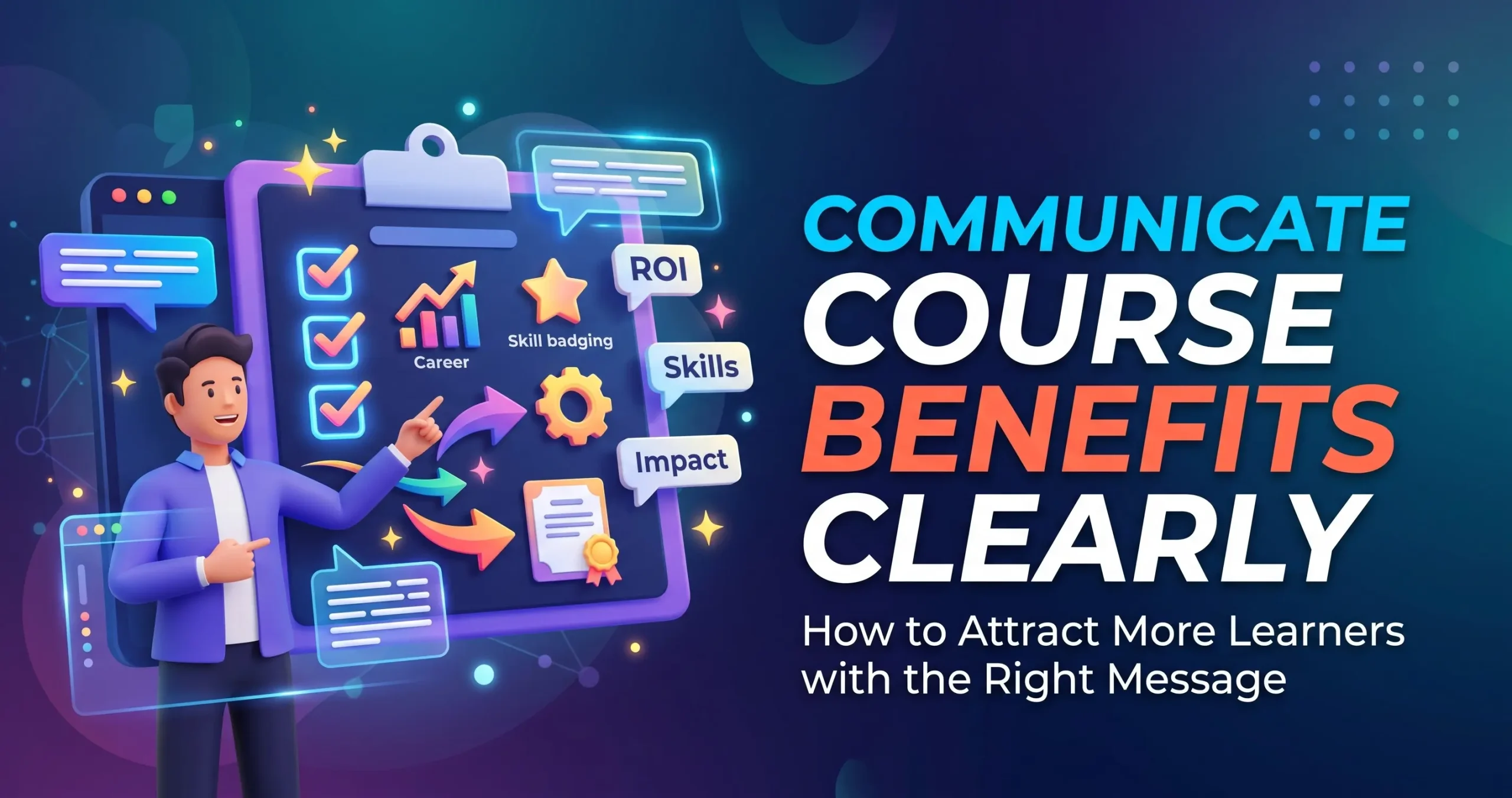 Communicate Course Benefits